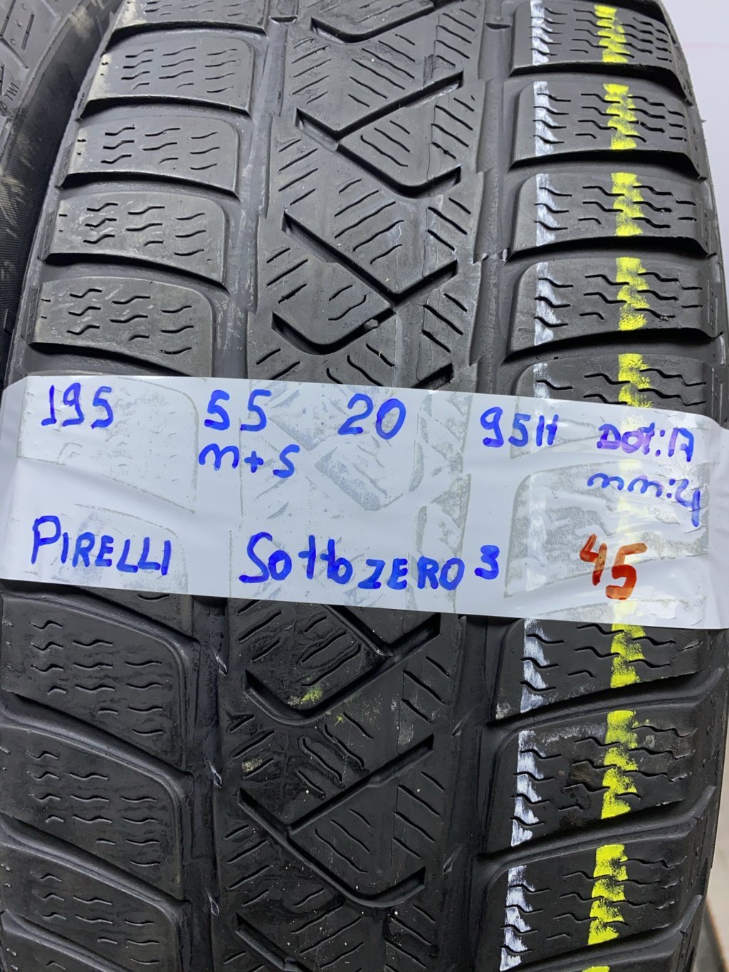 PIRELLI SOTTOZERO3 195/55 R20 95H INVERNALE