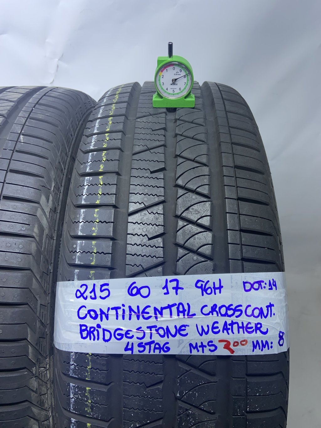 CONTINENTAL BRIDGESTONE 215/60 R17 96H QUATTRO STAGIONI