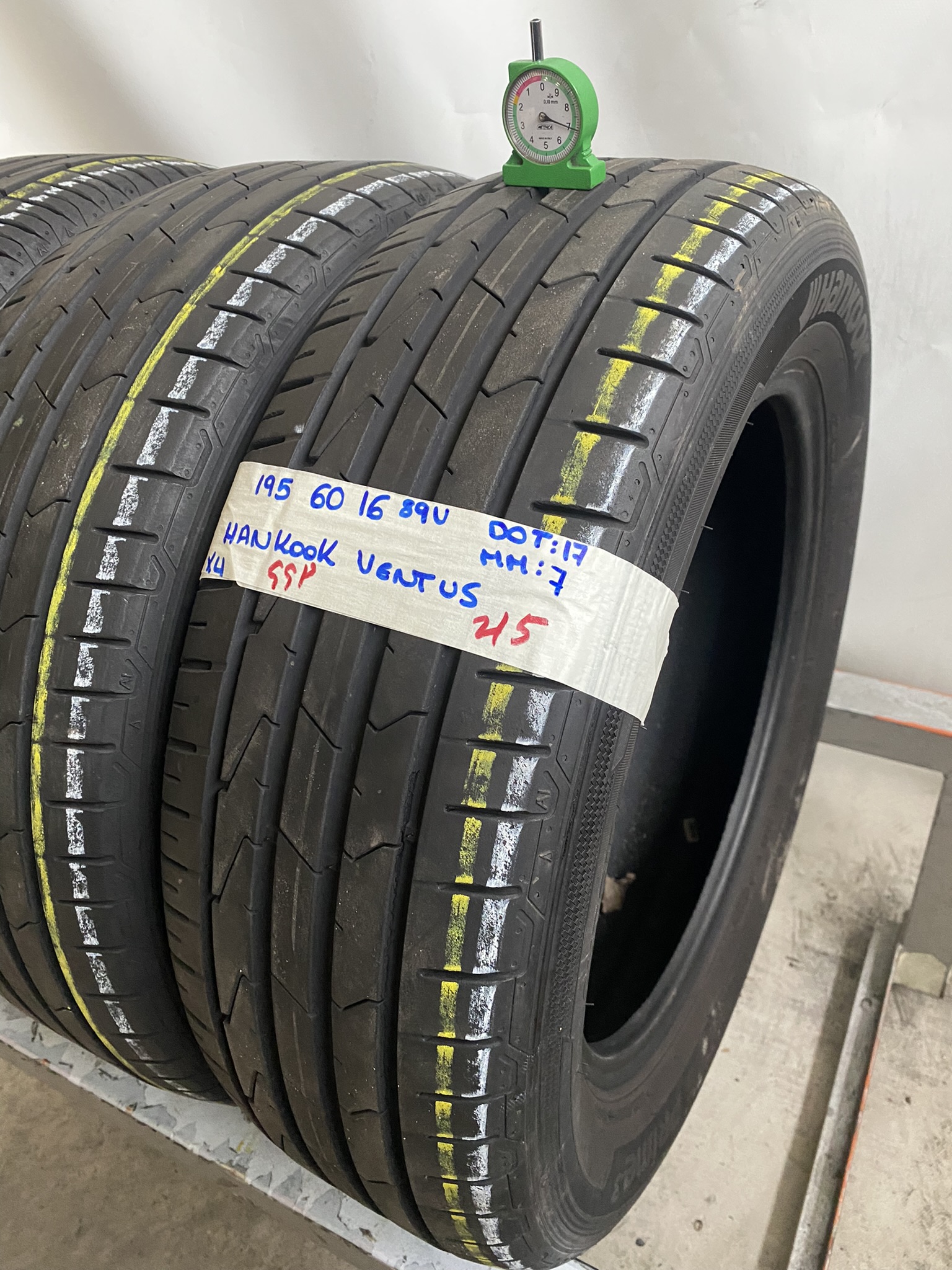 HANKOOK VENTUS 195/60 R16 89V ESTIVA