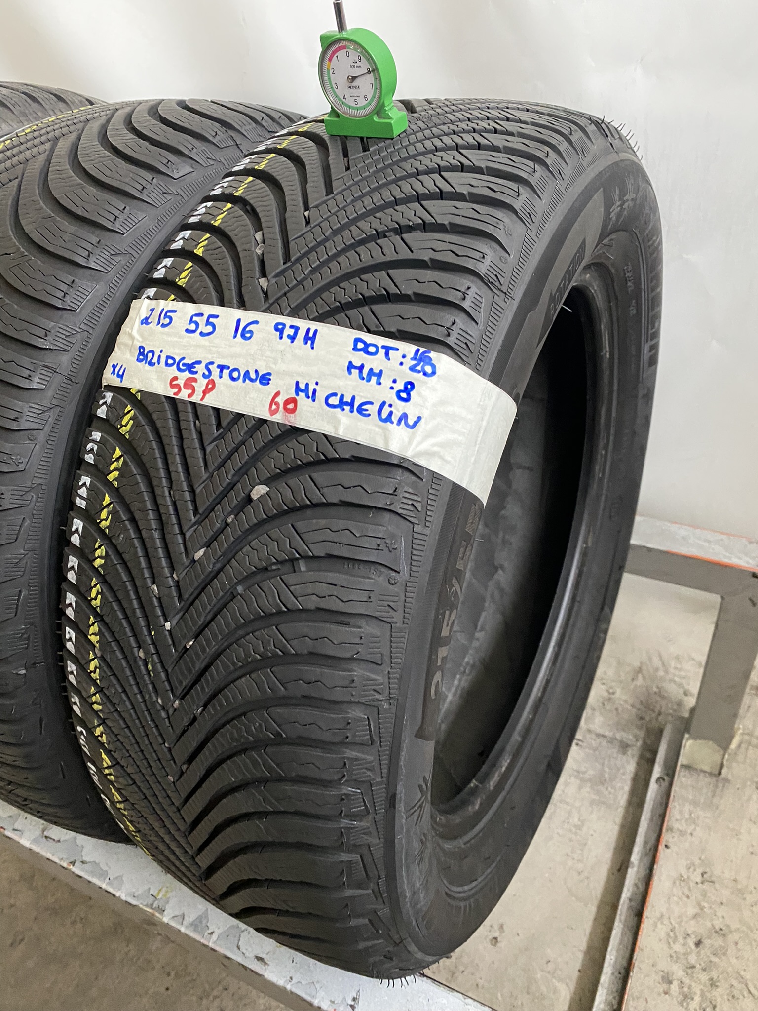 BRIDGESTONE MICHELIN 215/55 R16 97H INVERNALE