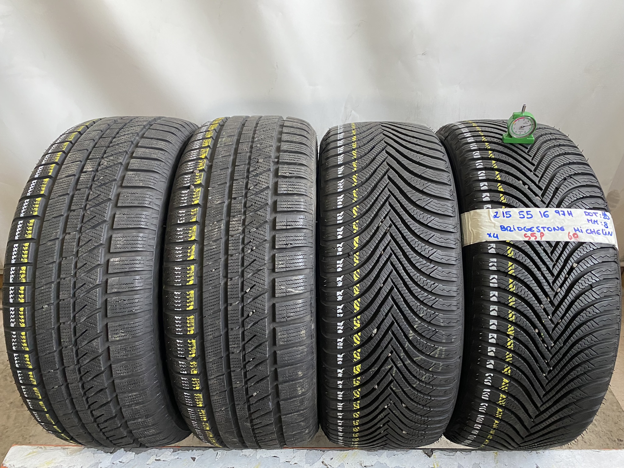 BRIDGESTONE MICHELIN 215/55 R16 97H INVERNALE