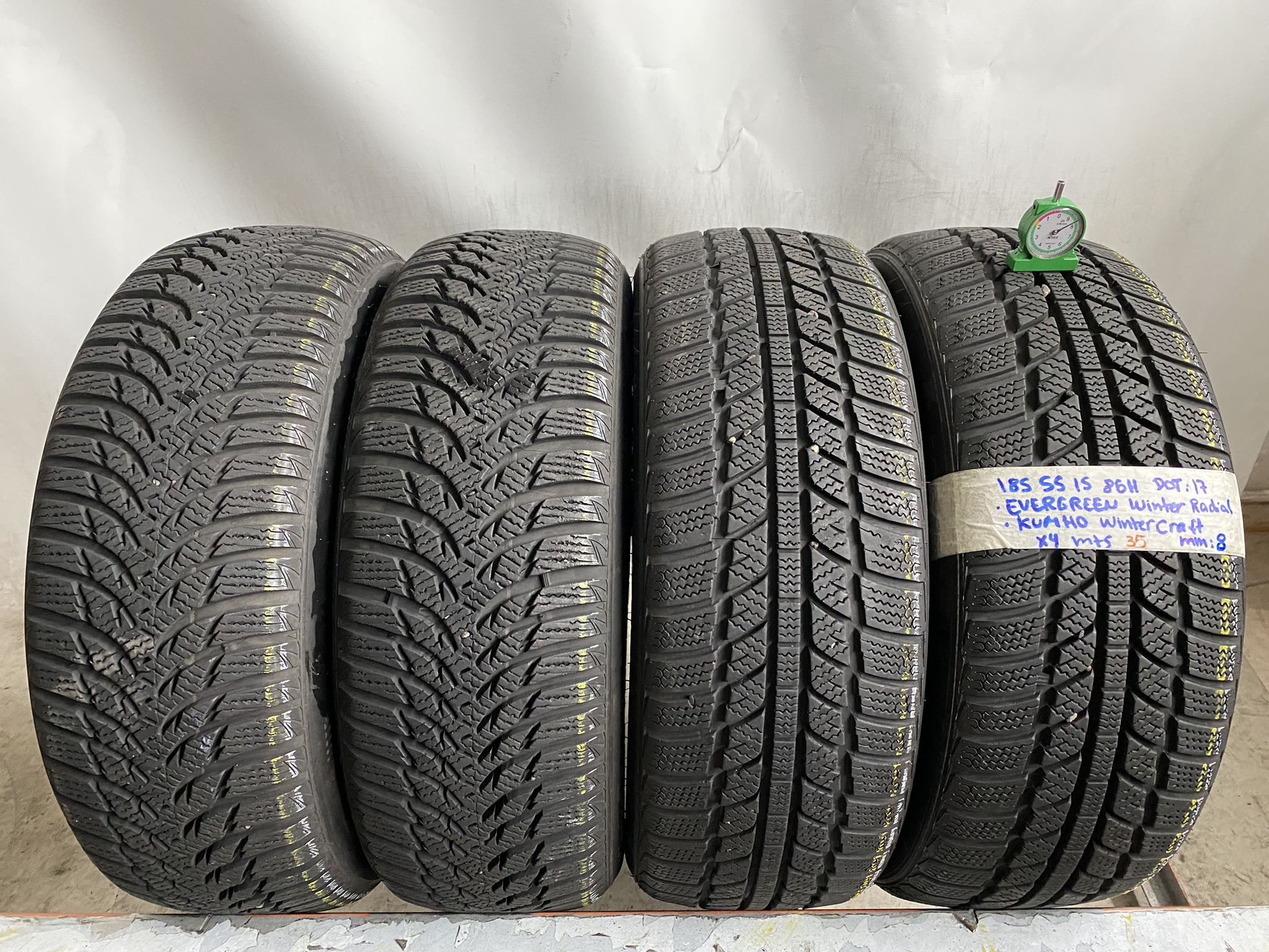 EVERGREEN KUMHO 185/55 R15 86H INVERNALE