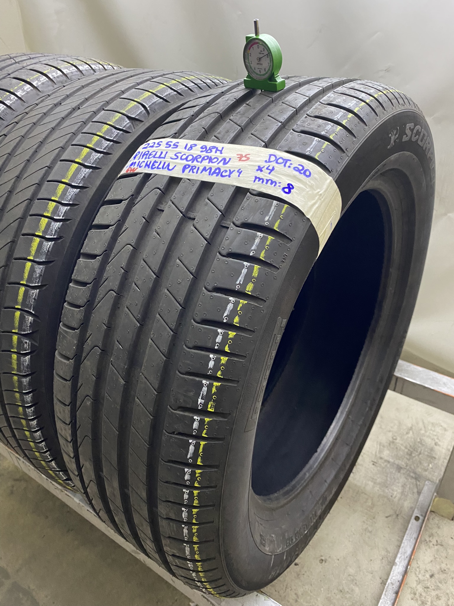 PIRELLI MICHELIN 225/55 R18 98H ESTIVA