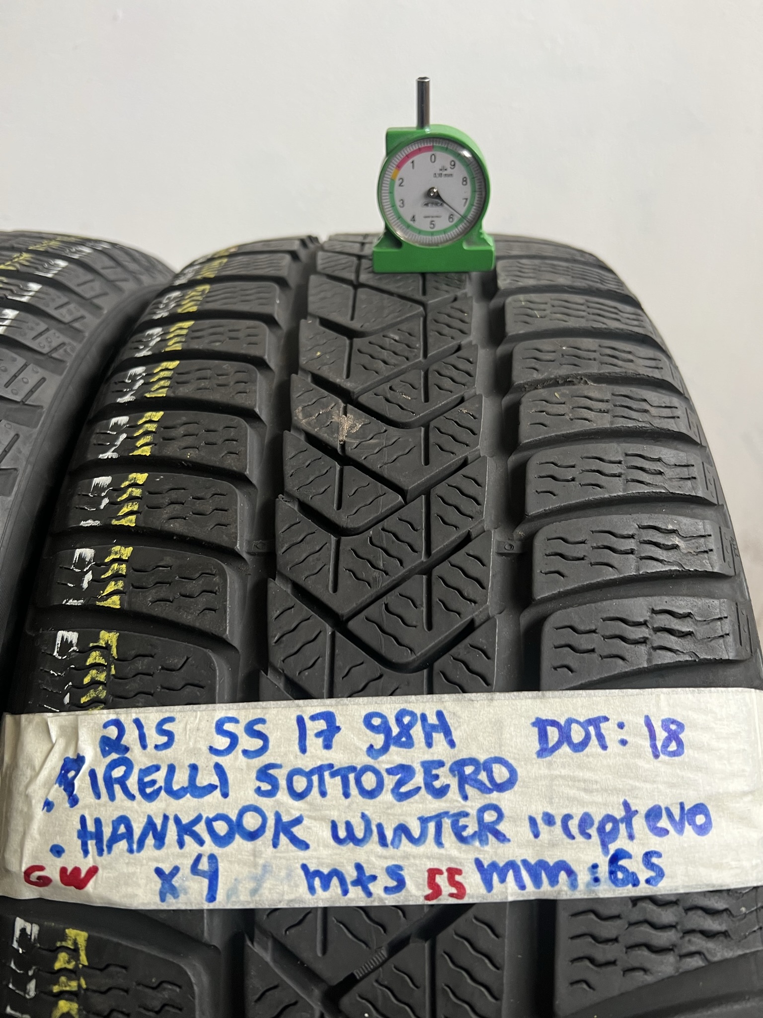 PIRELLI hankook 215/55 R17 98H INVERNALE
